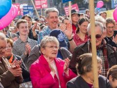 Jürgen Graalfs auf der Demo für alle