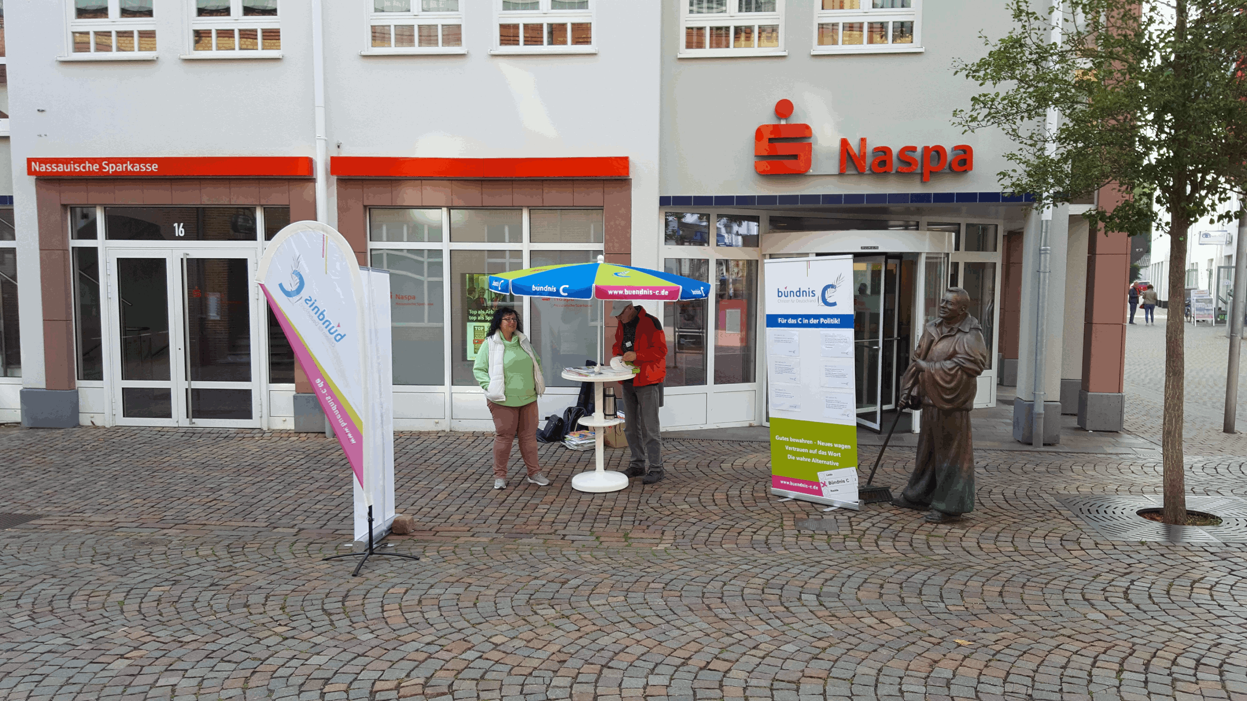 Infostand Idstein Innenstadt 22.9.2018