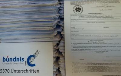 Die Unterstützerunterschriften sind geschafft!