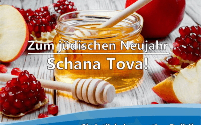 Zum jüdischen Feiertag Schana Tova!