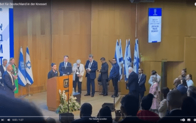 Bußgebet für Deutschland in der Knesset