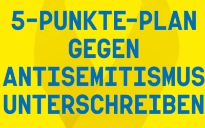 Fünf-Punkte-Plan gegen Antisemitismus